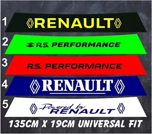 Renault Sunstrip 5 Designs universal fitting 135 x 19cm V6 - Picture 1 of 3