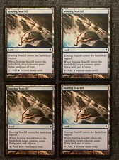 4x Soaring Seacliff - Magic the Gathering MTG - Zendikar - MP