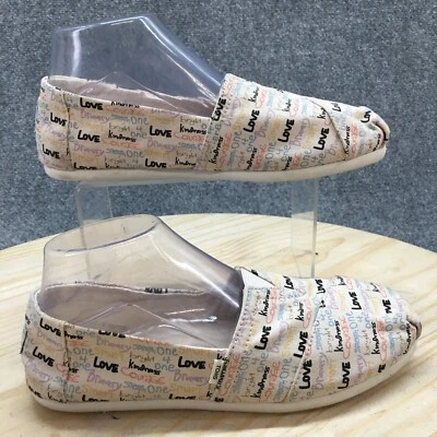 Zapatos Toms Mujer 9 Alpargata Sin Cordones Planos Multicolor Niña Power Print Edition Foto 1 de 4