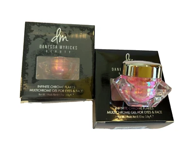 Danessa Myricks Infinite Chrome Flakes gel para ojos y rostro STARBURST LOTE DE 2 Foto 1 de 4