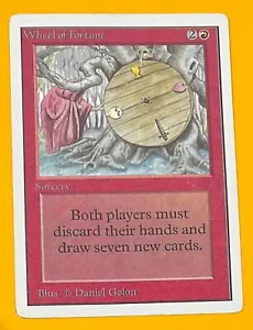 MTG WHEEL OF FORTUNE Unlimited (OldManMTG 005-099) - Picture 1 of 13