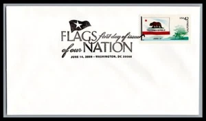 US FDC # 4279 42c Calafornia Flag none   2008, 9p1451 - Picture 1 of 1