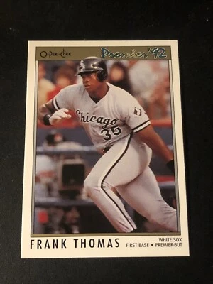 1992 O-Pee-Chee Premier Frank Thomas #59 HOF - Image 1 of 2