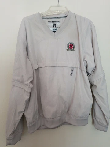 Weatherproof Mens PGA Championship 2006 Medinah Golf Pullover Jacket Tan Med Cover