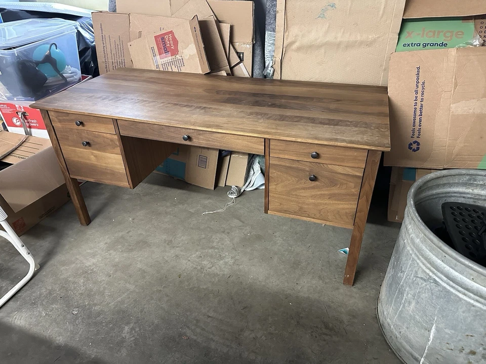Real Solid Wood Office Desk - Image 1 of 4