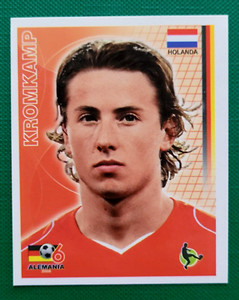 2006 Navarrete Germany World Cup FIFA VARIANT #143 JAN KROMKAMP Sticker