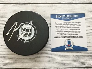 Tyler Toffoli Signed LA Los Angeles Kings Hockey Puck Beckett BAS COA a - Picture 1 of 4