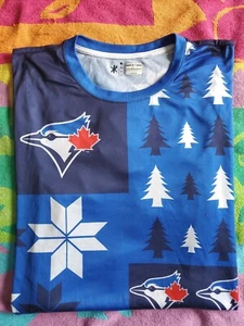 Toronto Blue Jays. MLB Genuine Merchandise Christmas/Holidays Shirt (Klew) SZ XL - Picture 1 of 6
