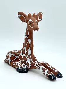 Vintage Redware sitzende Giraffe Figur Japan - Bild 1 von 11