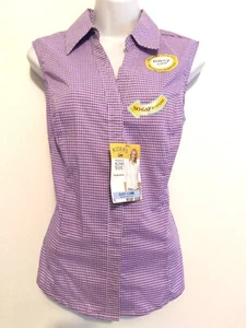 Riders by Lee Women M - Sleeveless shirt collar blouse COD44 - Picture 1 of 9