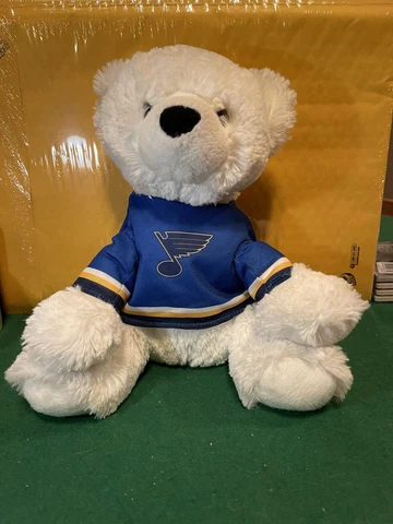 St. Louis Blues Ball Park Village Plush Bear Stuffed Animal  Bear  NHL Cover
