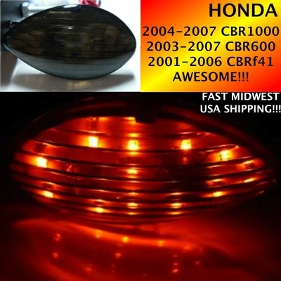 2000 00 Honda CBR 600 F4 ou F4i LED de fumaça montagem embutida sinais de mudança de direção 1 par TS01S  - Imagem 1 de 4