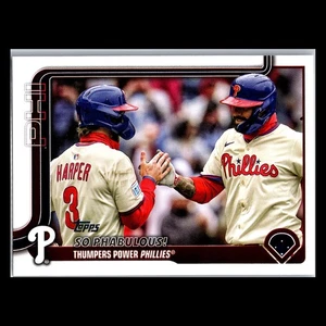 2025 Topps Update Series - #US107 Bryce Harper Nick Castellanos - Phillies - Picture 1 of 2