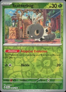 Pokemon - Scatterbug #008/198 - SV01: Scarlet & Violet Base Set Reverse Holo - Picture 1 of 2