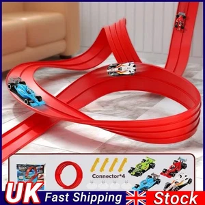 Pista da Corsa Flessibile per Bambini Roll Up Auto Pista 4 Auto Giocattolo - Foto 1 di 22