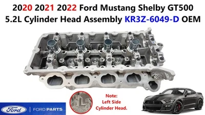 2020 2021 2022 Ford Mustang Shelby GT500 5.2L Cylinder Head Assembly KR3Z-6049-D - Image 1 of 4