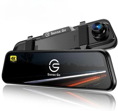 Mirror Dash Cam ''10 Rear View Mirror Camera for Cars,Voice Control,touch screen - Image 1 of 4