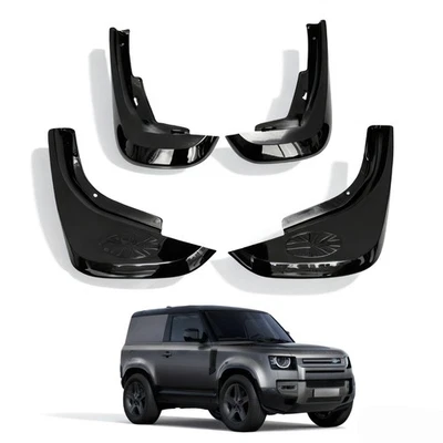 4PC Mud Flaps Mudguards Fenders Splash Guards Fits For LR Defender 110 2020-2026 - Image 1 of 4