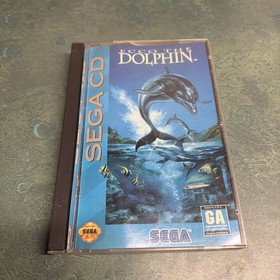 Ecco the Dolphin Sega CD Complete CIB VGC Reg Card
