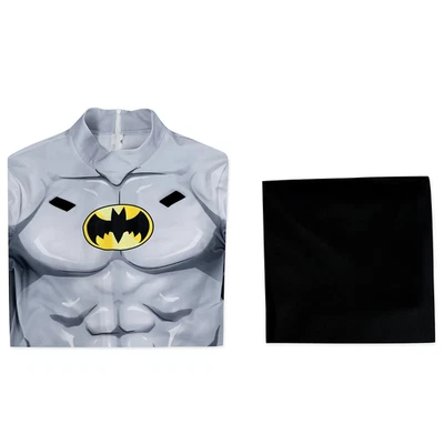 The Batman TV Series Season 1 Cosplay Costume Hero Printing Jumpsuit Blue Cape - Image 1 of 4
