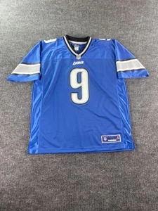 Matthew Stafford Jersey Men Extra Large Blue Detroit Lions NFL PRo Line #9 - Picture 1 of 16