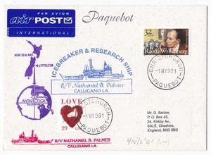 USA 1981 Paquebot Cover Polar Philatelie Motiv - Bild 1 von 2