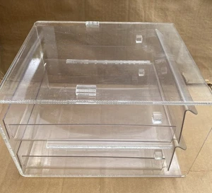 Bakery Display Case 2 drawers Countertop  Clear Acrylic - Picture 1 of 11