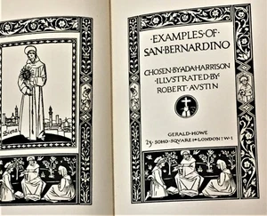 Ada HARRISON / EXAMPLES OF SAN BERNARDINO 1st Edition 1926 - Picture 1 of 2
