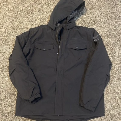 Snap On Truck Special Jacket Mens XL Black Quilt Lined Adams 2025 Hooded - Image 1 of 4