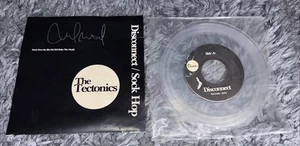 Mike McCready Pearl Jam autógrafo firmado 7” 45 RMP vinilo disco transparente tectónica - Imagen 1 de 7