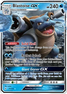 Blastoise GX (35/214) [Sun &amp; Moon: Unbroken Bonds] Holofoil leggermente giocato - Foto 1 di 1