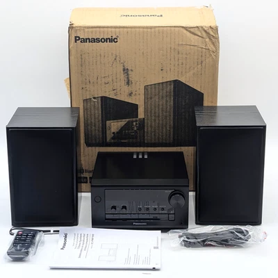 Sistema estéreo compacto Panasonic con CD, Bluetooth y radio FM (SC-PM700PP-K) negro Foto 1 de 4
