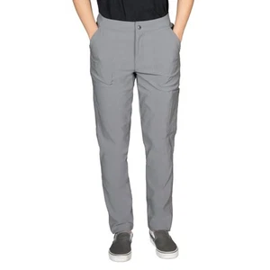 NWT Womens Columbia Straight Leg Active Fit Fleece Lined Pants Size 8, City Grey - Picture 1 of 9
