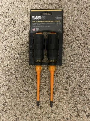 Klein Tools 33732INS Slim-Tip Insulated Screwdriver Set - Image 1 of 2