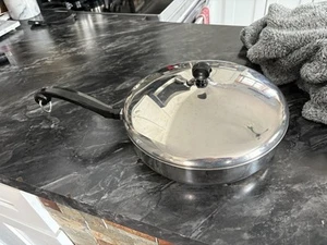 Rare 4 1/2 Qt Farberware Sauce Pan Pot With Lid Durable Stainless Steel - Picture 1 of 13
