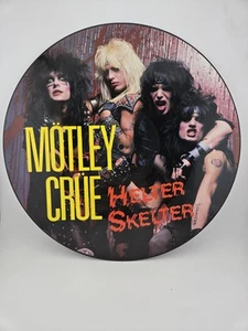 Vintage 1984 Motley Crue Helter Skelter Picture Disc Vinyl LP Glam Hair - Picture 1 of 2