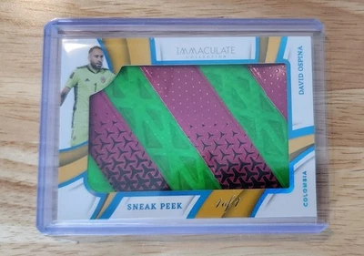 2025 Panini Immaculate  Soccer Colombia David Ospina Memorabilia One Of One 1/1 - Image 1 of 2