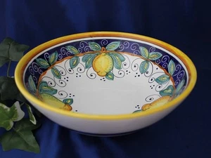 Deruta Servizio Ciotola Ceramica Italiana Alcantara Limoni Italia - Foto 1 di 3