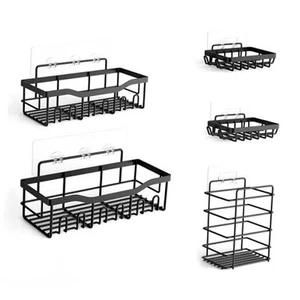 5-Pack Shower Caddy - Shower Organizer & Shelves for Efficient Pack of 5 Black - Picture 1 of 8