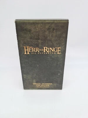 Der Herr der Ringe - Die Gefährten - Special Extended Edition - 2 VHS - Videos - Bild 1 von 4