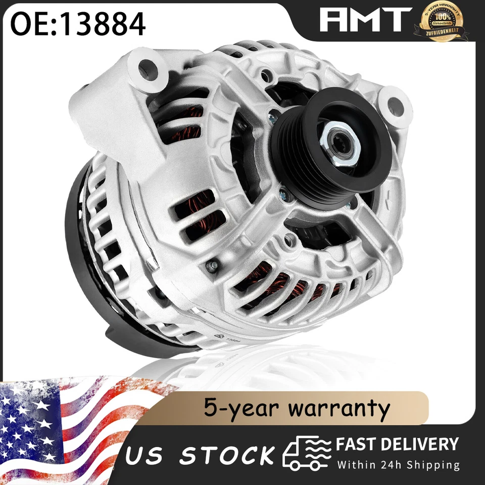 Alternator For Mercedes Benz CLK320 2003-2005 3.2L ML320 2002 2003 3.2L 13884 Foto 1 de 4