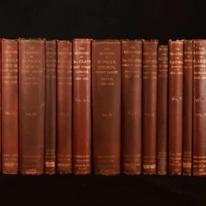 1881-1916 24vols The Publications of the Harleian Society - Picture 1 of 12