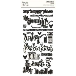 Simple Stories Foam Stickers - Simple Vintage Essentials - Titles, SVE20424 - Picture 1 of 3