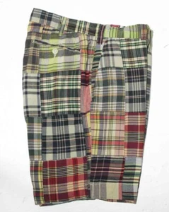 Vintage Polo Ralph Lauren Shorts Indien Madras kariert Chino Patchwork Herren Größe 32 - Bild 1 von 2