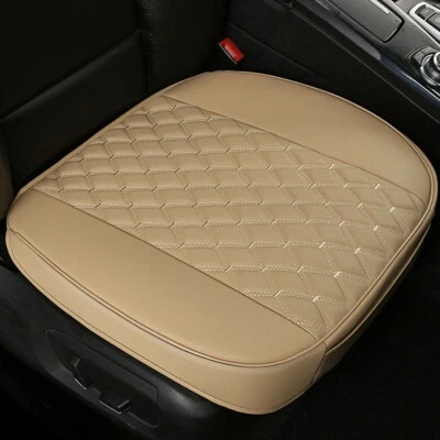 Car Seat Cover Cushion PU Leather Full Surround Front Chair Protector Interior - Image 1 of 4