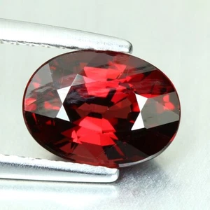 2.04 CT 8X6 MM DAZZLING OVAL CUT 100%NATURAL PINK RHODOLITE GARNET GEMSTONES - Picture 1 of 3