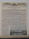 Steamboat Bill #23 August 1947 Journal of the Steamship Historical Society