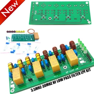 Zrób to sam / zmontowany 12v 100W 3,5Mhz-30Mhz HF Wzmacniacz mocy Filtr dolnoprzepustowy Zestaw - Zdjęcie 1 z 14