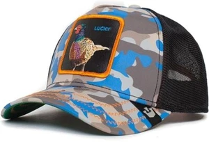 Goorin Bros® Trucker Cap Baseball Mesh Snap Kappi Kappe Luck Stays Down - Camou - Picture 1 of 7