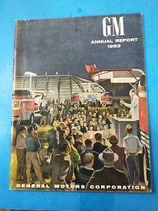 1953 GM Annual Report General Motors Corporation Stockholders. Original - Picture 1 of 9